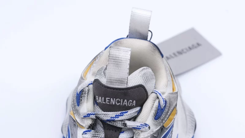Balenciaga Cargo Sneaker Grey White Blue Replica