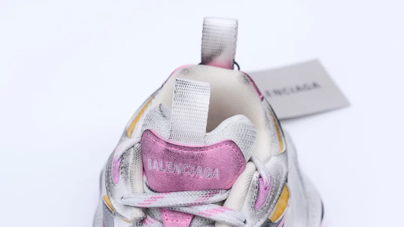 Balenciaga Cargo Sneaker Grey White Pink Replica